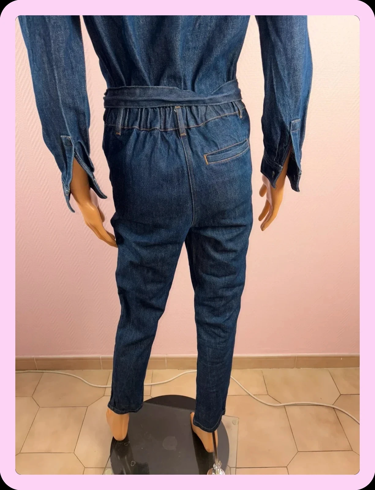 Galeries Lafayette jumpsuit, size 34 in denim – photo 8